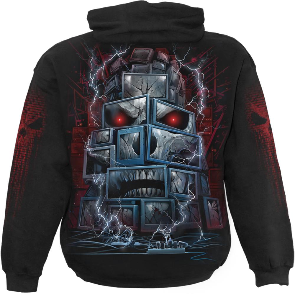Spiral - Death By Tv Hoodie - Black